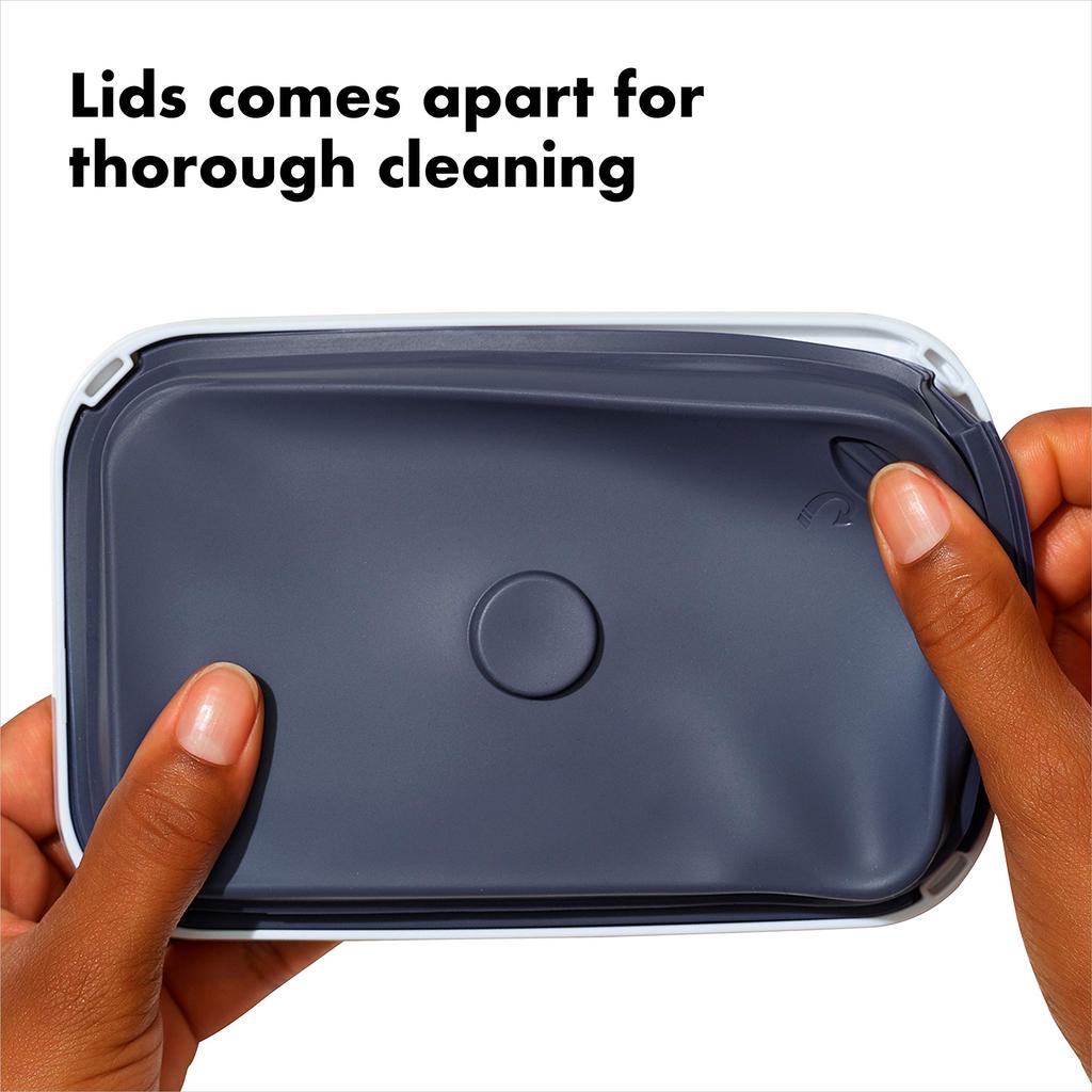 Контейнер для хранения OXO Пластиковый герметичный контейнер для поп-напитков OXO Маленький квадратный высокий 2,1 л