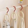 Круглое кольцо-вешалка для одежды, крючок для хранения одежды, многоцелевая круглая вешалка для шарфов и галстуков, дом