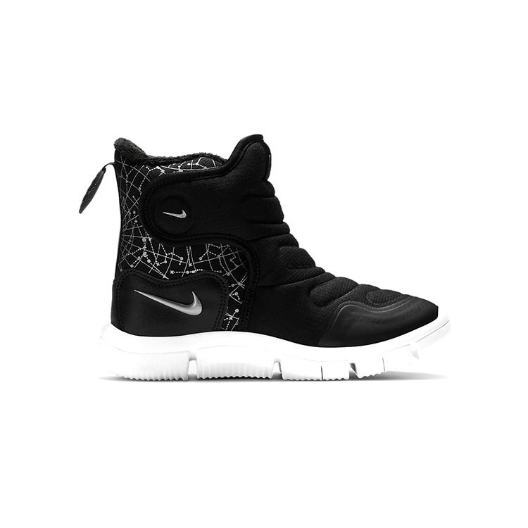 Nike Детские зимние ботинки для начинающих, черные с белым, для детей 3-7 лет, DC3291-001
