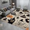 Halloween Pumpkin Horror Night Carpet Suitable for Bedroom Living Room Corridor Carpet Home Decoration Non Slip Floor Mat