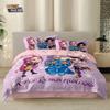 3pcs K-Pop Demon Hunters Print Coreless Bedding Set Multi Sized Bedding Dormitory Duvet Cover Soft Decoration, Machine Washable