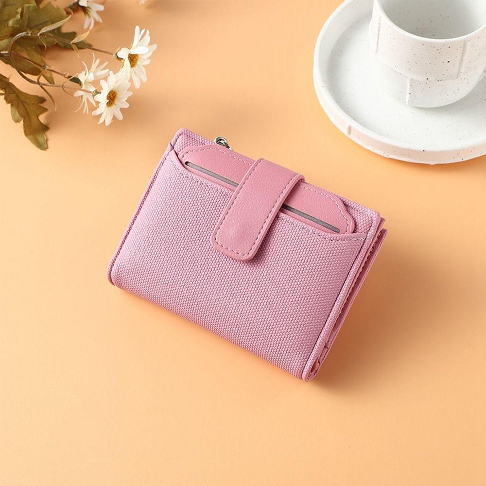 Однотонный короткий кошелек, короткие кошельки для монет, кошелек, новый складной кошелек для женщин