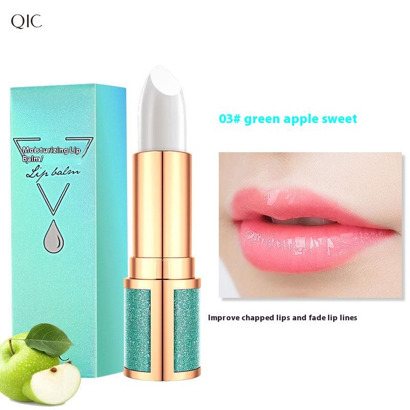 QIC Star Lip Balm, увлажняющий воск для губ, бесцветный прозрачный уход, увлажняющий блеск для губ, красота