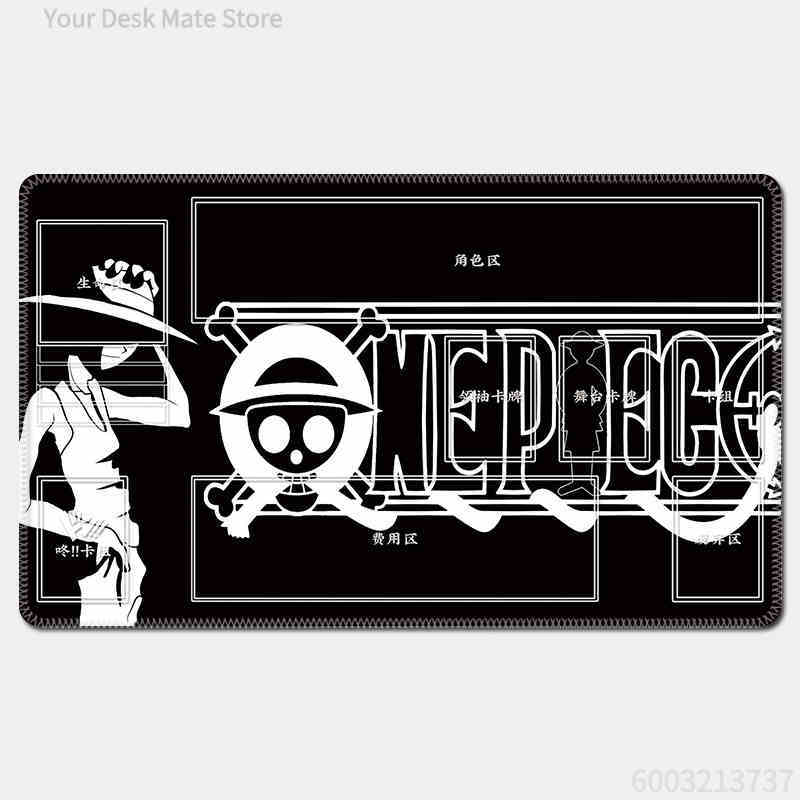 One Piece Luffy Card Battle Table Mat Opcg Zoro Robin Ace Single Player Board Game Card Battle Mat Anime Gift
