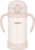 ТЕРМОС Волшебная бутылка Детская кружка с трубочкой бежевая 350 мл бутылка для воды Детский термос из нержавеющей стали поставляется с набором запасных трубочек Легко открывается