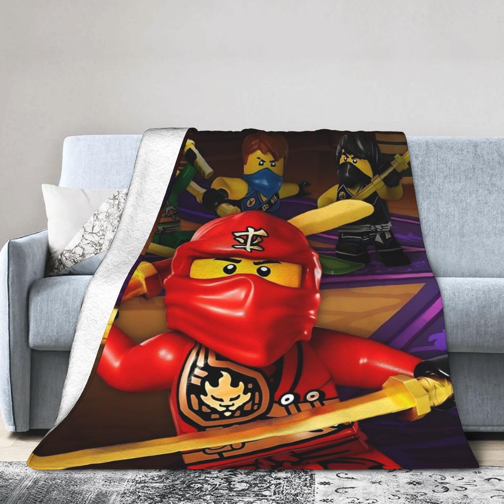 N-ninjagos Blanket Warm Soft Fluffy Plush Throw Blanket For Child Couch Chair Flannel Bedspread Bed Cover