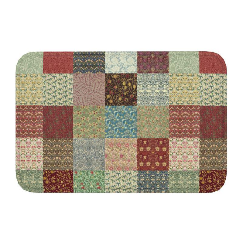 Пользовательский узор William Morris Compton Floral Art Nouveau коврик для двери ванной коврик для пола текстильный узор туалетный коврик коврик для ног