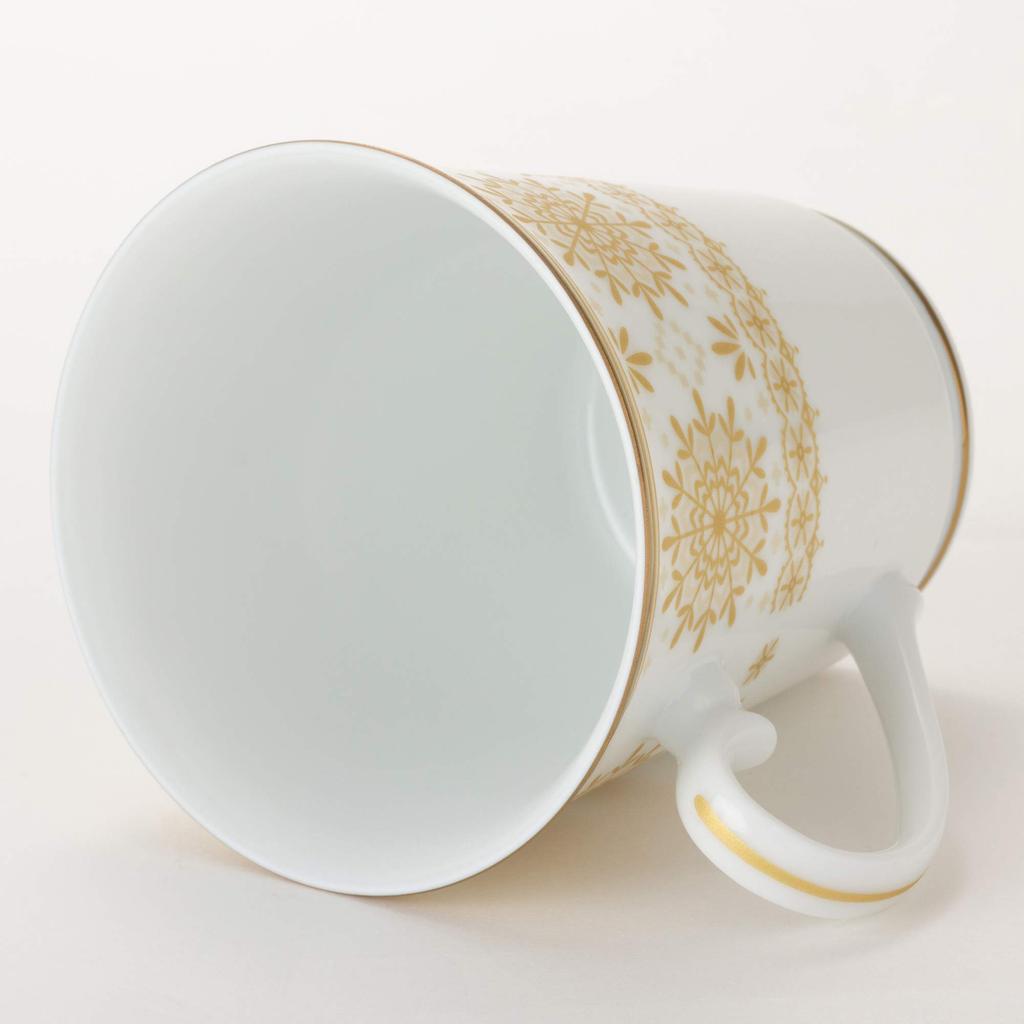 NARUMI Au Petit Pair of Set of Made in & (Au & Pt) Mugs, 280cc, 2, Japan, 41377-33135