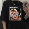 Hot Anime Baki The Grappler T-shirt Manga Hanma Yujiro Short Sleeve T-shirts Casual Oversize Streetwear Round Neck Top Tshirt