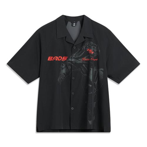 Li Ning ПОДКЛАДКА Рубашки Мужские Черный ASHV243-1