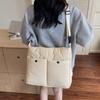 Down Space Cotton Crossbody Bag Tote Bag Laptop Bag Simple Korean Shoulder Bag  Girls