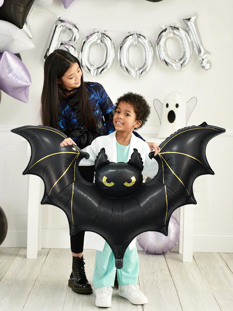 Halloween Large Scary Bat Balloon Halloween Party Birthday Decoration Bat Theme Can Be Hung Bat Decoration Outdoor Decoration