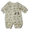 Takihyo Newborn Snoopy Baby Print Sizes Two-Way All-Over Design, Front-Opening Jacquard-Tie Dress/Coverall, Clothes, All-Over '51, 50-70