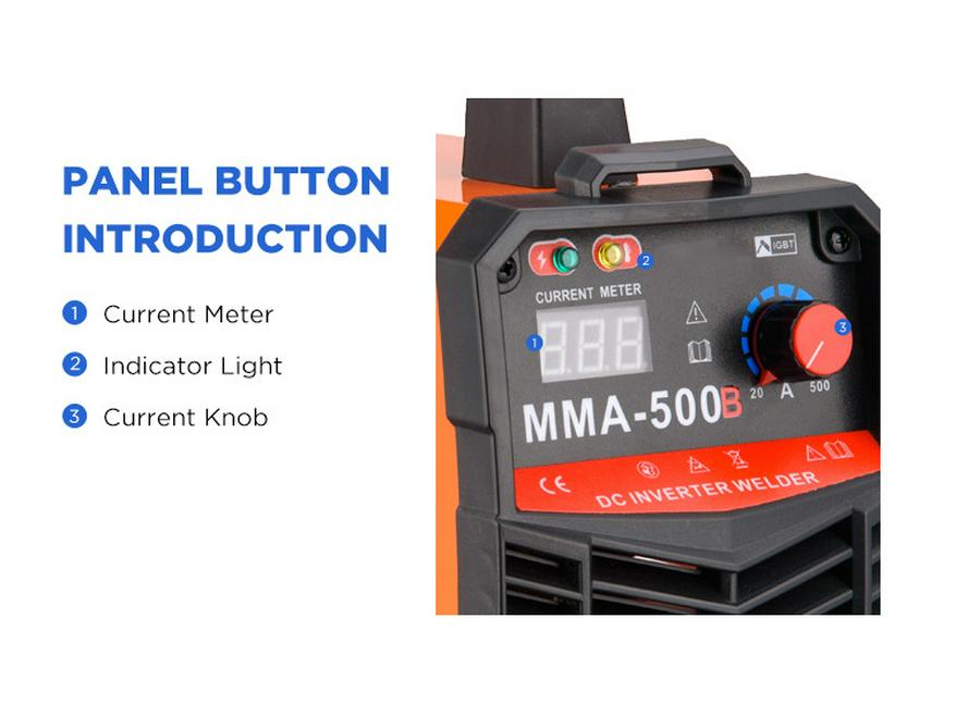 Naisunjia English Version 110V Handheld Electric Welder with Digital Display