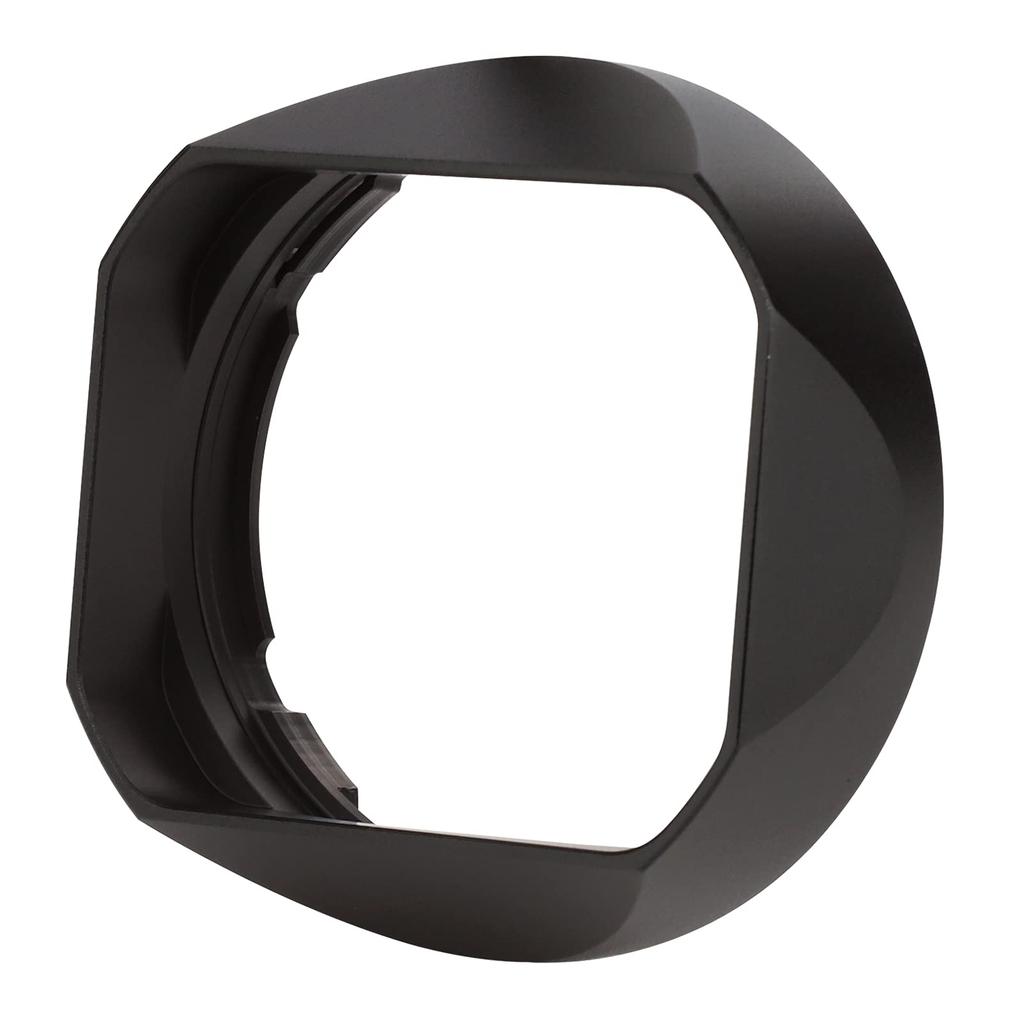 Haoge Lens Hood Metal Square Bayonet for Fujifilm XF50mm F2 R Fuji Fujinon 50mm F2 Lens Hood with Metal Front Cap WR, 50mm/F2 Hood,