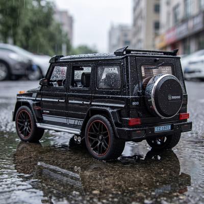 Спрей Версия 1:18 Mercedes Benz BBS G800 Модифицированный Роскошный Внедорожник SUV Литой Металлический Модель Автомобиля Украшение Подарок на День Рождения Для Друга