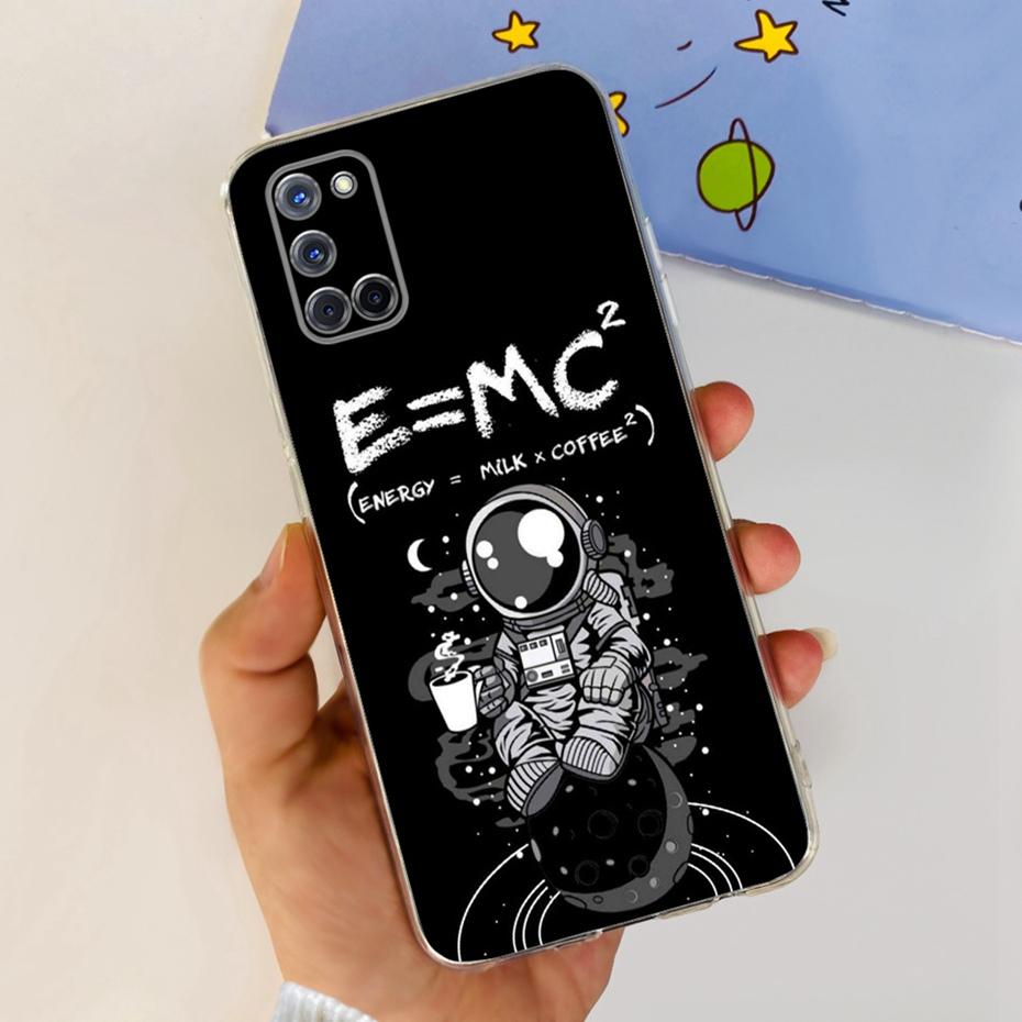 Fashion Pattern Case For OPPO A52 A72 A92 Soft Silicone TPU Back Cover For OPPO A92 4G A72 A52 Phone Cases