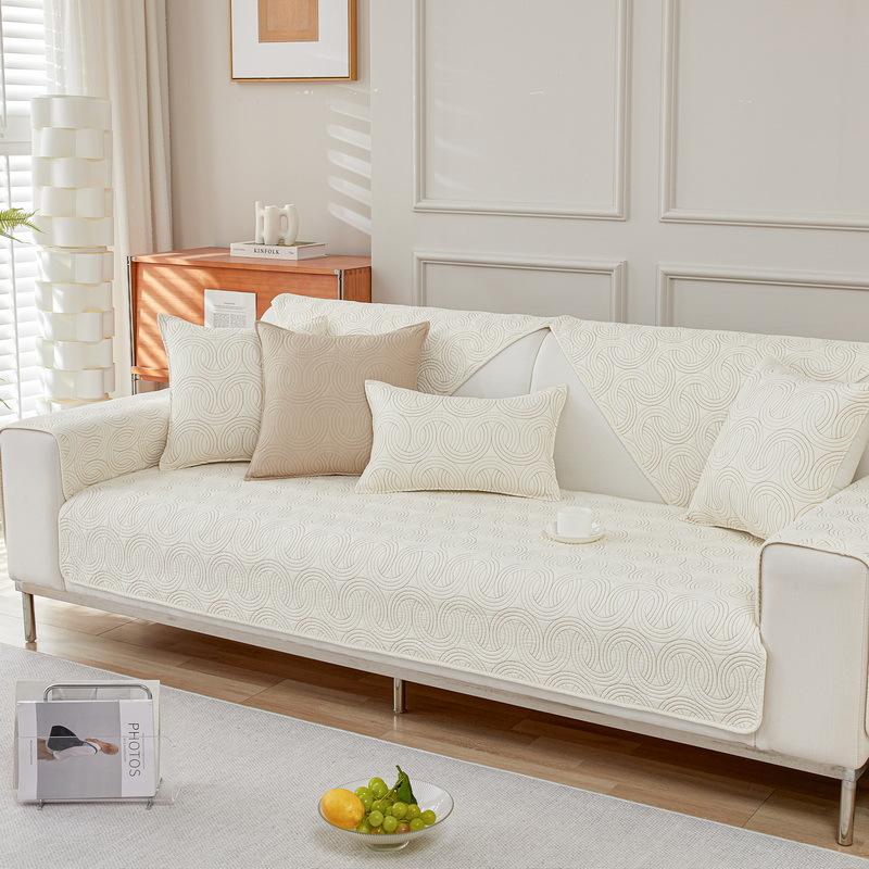 Universal High-Density Cotton Sofa Seat Cushion In Autumn And Winter, Non-Slip And Dustproof, Simple And Light Luxury Sofa Cover Cover Cloth Towel