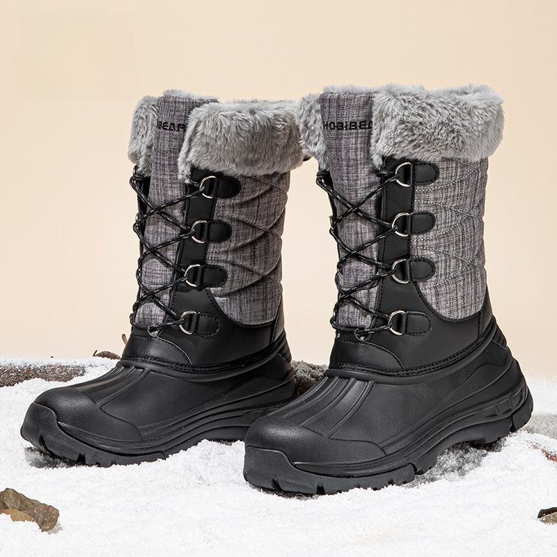 Мужские зимние ботинки Habibear для сноуборда — мягкие, теплые, с большой головой