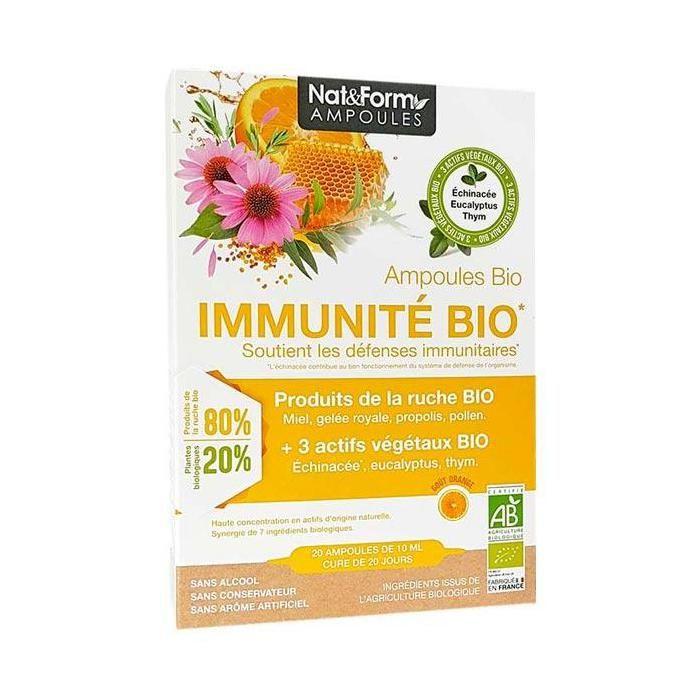 Nat & Form Ampoules Complexe Immunité Bio 20 Ampoules