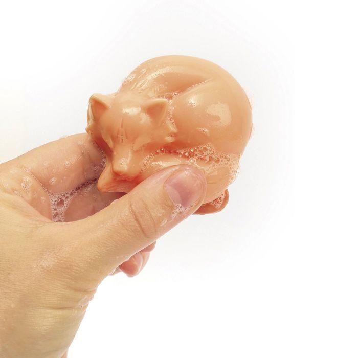 Mini moule à savon renard endormi