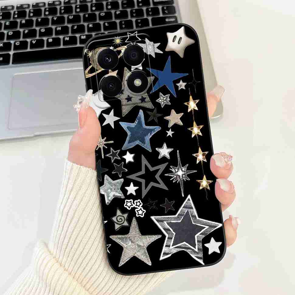For Honor X8a 4G CRT-LX1 Case Cute Butterfly Luxury Flower Soft Silicone Cover For Huawei HonorX8a X8A CRT-LX2 6.7" Bumper Shell