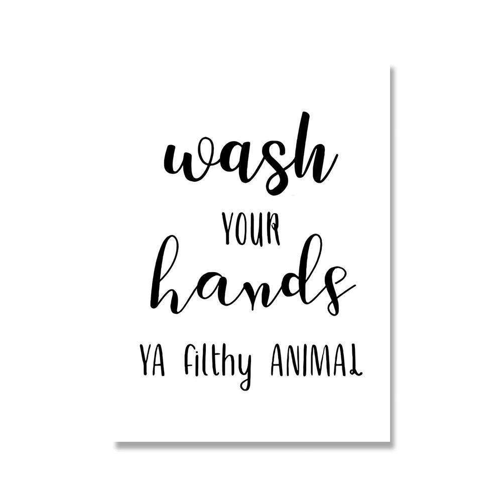 Туалетный юмор, плохой запах, милые линии, настенное искусство, холст, живопись, плакаты, забавные правила ванной комнаты, принты знаков, фотографии, домашний декор для ванной комнаты