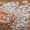 200 шт., прозрачные кристаллы, поддельные измельченные ледяные камни, вечерние свадебные украшения, ваза, акриловый наполнитель для вазы, украшения, поделки для дома