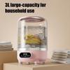 3L Cordless Mini Washing Machine 3-in-1 Portable Laundry Tub with Drain Pipe 3 Modes Small Space Washer Portable Clothes Cleaner