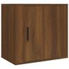Table de chevet murale - Maison Exclusive - Flottante - Chêne marron - 50x30x47 cm