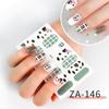 ZA Наклейка для ногтей Полный патч для ногтей Пленка для ногтей Пленка для ногтей Наклейка для ногтей Инструменты для ногтей Прочный водонепроницаемый ручной