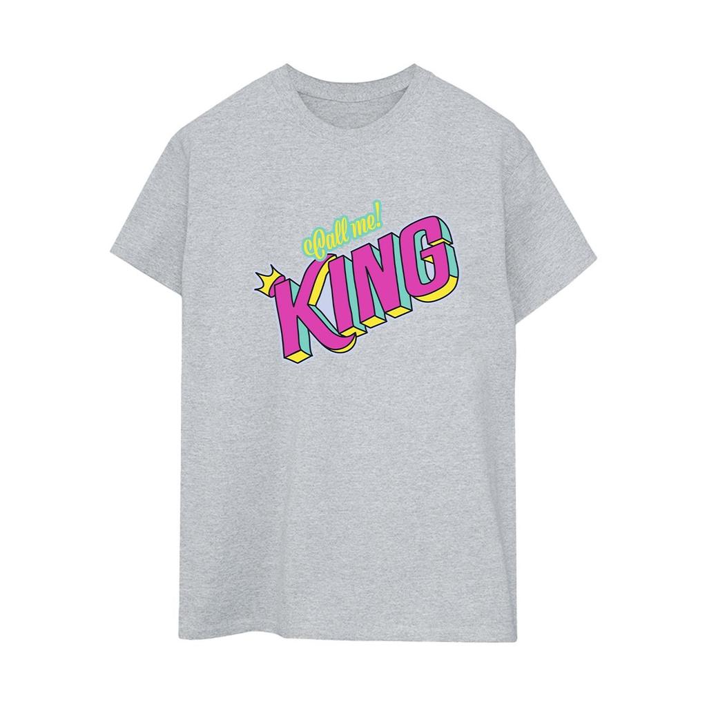 Disney Womens/Ladies The Lion King Classic King Cotton Boyfriend T-Shirt