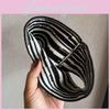 Korean Style Knit Zebra Pattern Hair Band With Wide Edging For Women And Men