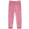 Pantalon de survêtement pour enfants framboise 92/104/116/128/140