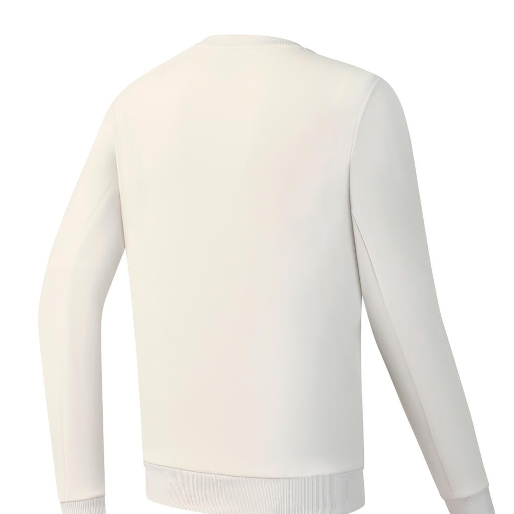 Fila Флисовый пуловер с круглым вырезом, мужской топ, белый A11M541212FLK