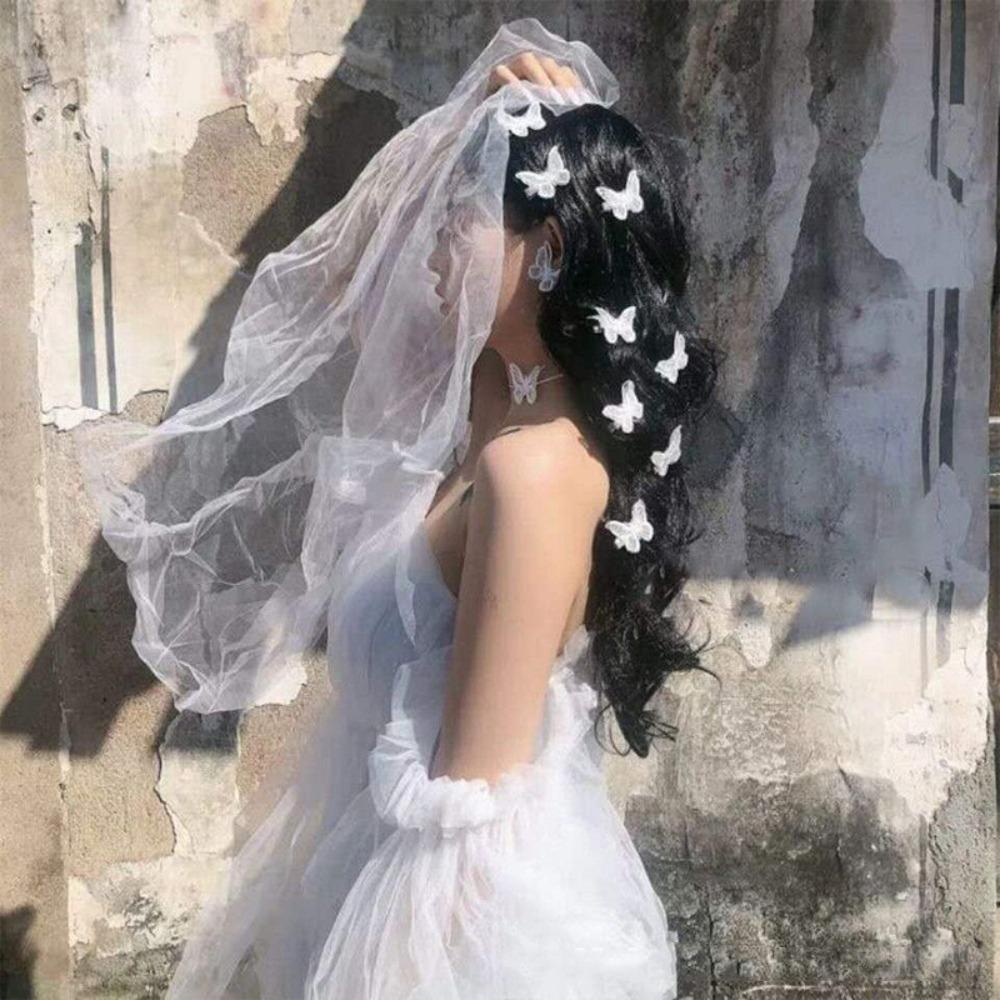 20 шт. бабочка из шифона Dreamy 6 см швейные ремесла украшения дизайн одежды материалы