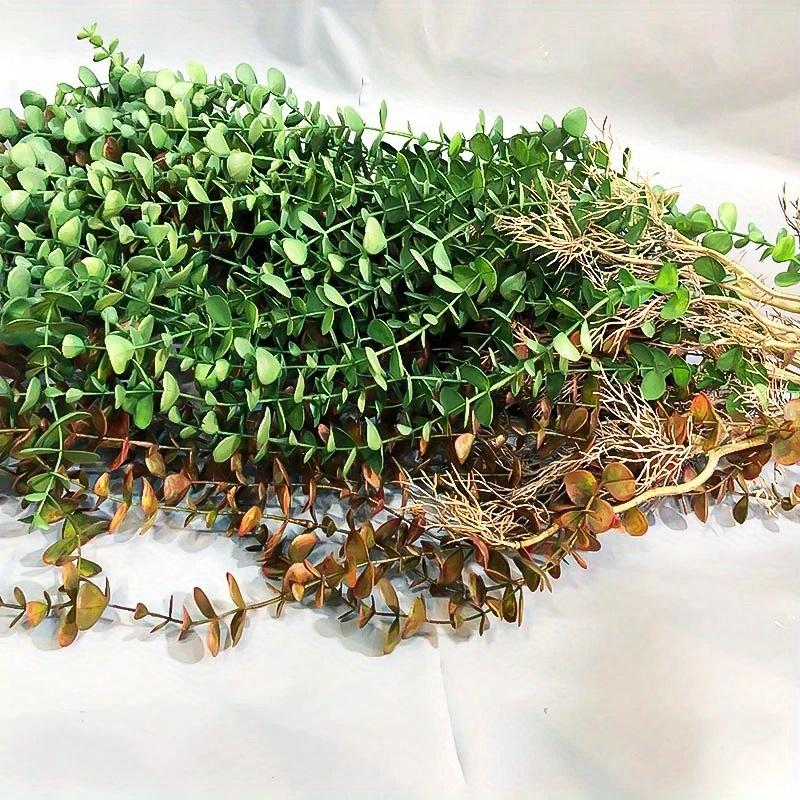 104 см искусственный эвкалипт из ротанга, искусственные растения, лоза, пластиковая ветка дерева, настенные висячие листья для дома, сада, открытый свадебный декор