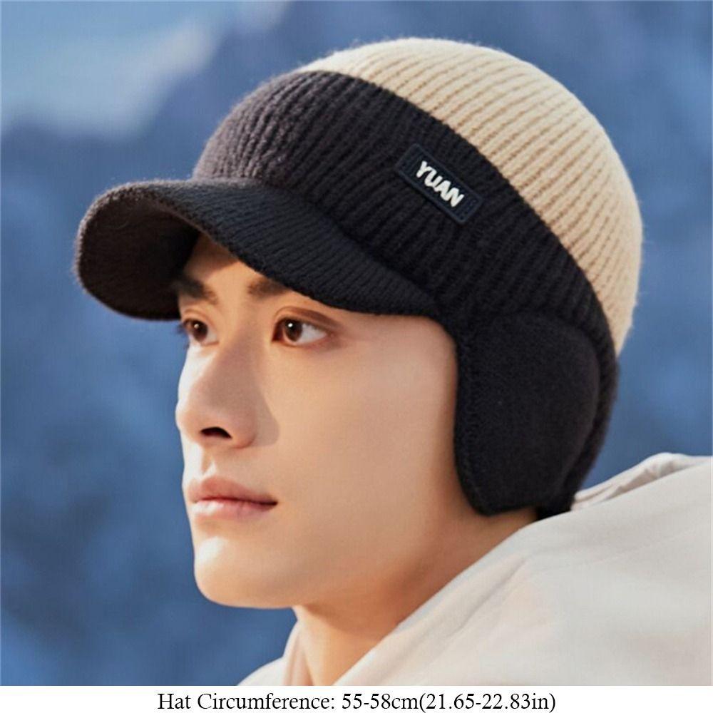Dual Tone Dad Hat Keep Warm Couples Hats Fashion Baseball Cap Outdoor Activities