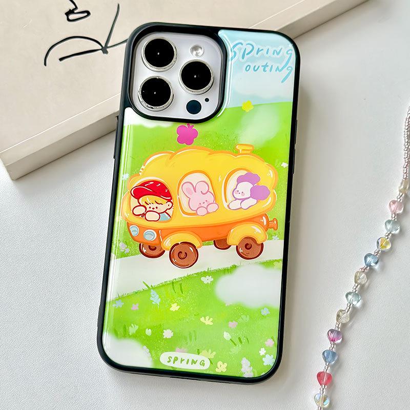 Чехол Zhitai Apple iPhone 12/13 Pro/14/15 Pro Max с рисунком из мультфильма