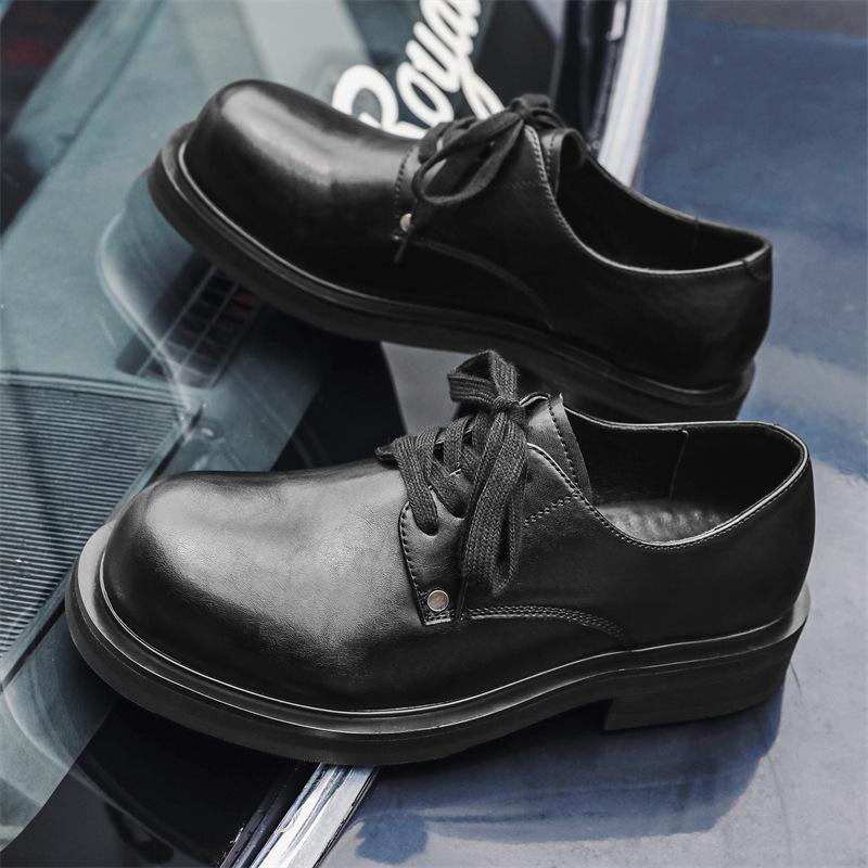 Винтажные туфли дерби мужские туфли с низким верхом туфли Martin Tide инструментальные туфли британский стиль кексовая платформа повседневные туфли 44332-J