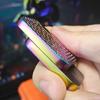 Механический слайдер для снятия стресса EDC, магнитная карточка-толкатель, пластина для толкания пальцем, тактильная монета, металлические сенсорные игрушки для снятия стресса, мужские