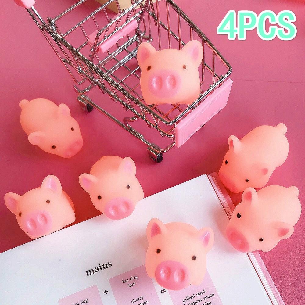 Милые игрушки Забавные игрушки Сжимаемые антистрессовые игрушки Свинья Мультяшная поп-музыка Снимают стресс Дыхание