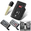 Uncut Blade Folding 2/3 Buttons Car Key Shell Car Key Cover Remote Smart Key Case Automotive Key