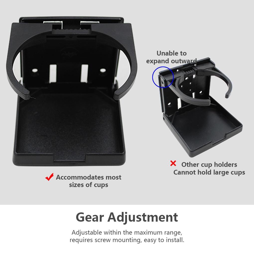 Автомобильный держатель для напитков, подставка для бутылки с водой, компактный подстаканник для хранения, внутренний органайзер, лодки, яхта, черная весна