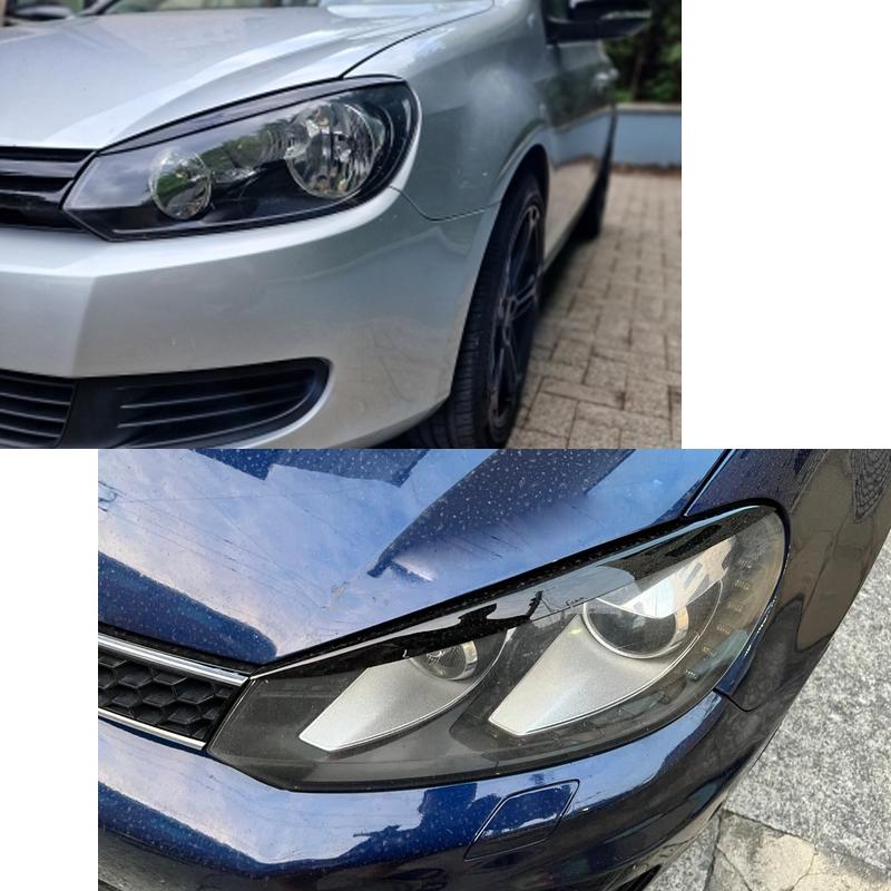 Веки фары, фара, крышка брови, отделка для аксессуаров VW Golf 6 MK6 GTI GTR 2008 2009 2010 2011 2012