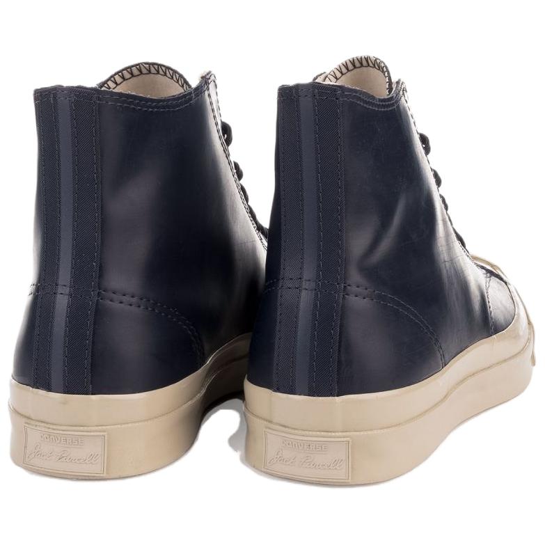 Converse Jack Purcell Удобные Простые Нескользящие Прочные Высокие Кеды Мужские Кроссовки Черные 153582C