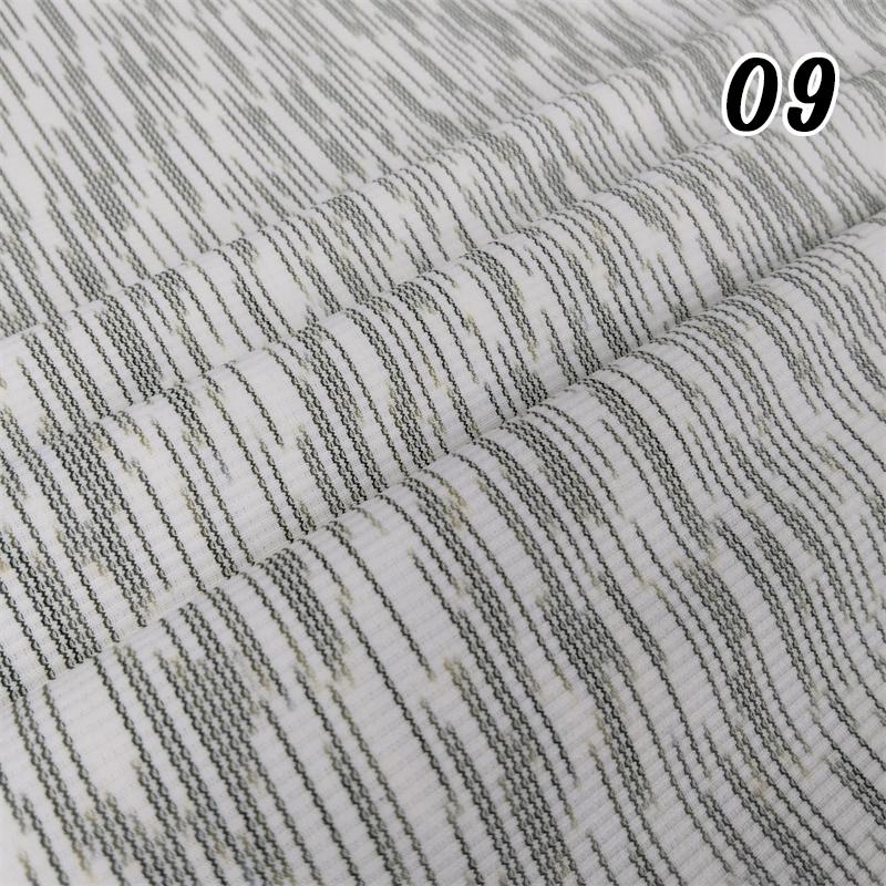 50*150 см Высокоэластичная полосатая вязаная жаккардовая ткань DIY Шитье Платье Брюки Свитеры Подушка Тай-дай Дизайнерская ткань