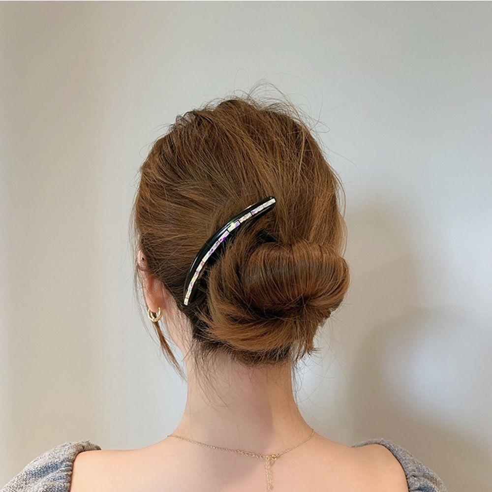 Elegent Headwear Teeth Hair Clip Pearl Hair Combs Sequins Hair Bun Maker Hairpins Headpieces