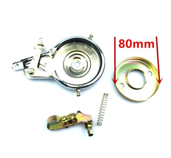 A Bicycle Brake Drum Brake Up Hold Brake Shaft Rear Axle Electric Car Brake Pads Universal