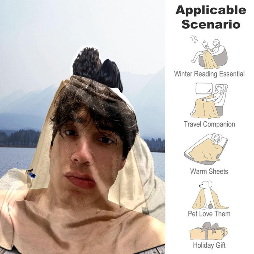 Customize Photos Customize image Blanket Gift Customizable Blanket Soft Warm Cozy Versatile for Couch Bed Sofa Seaside Ideal for All Seasons